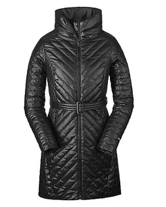 * Eddie Bauer Damen Trinity Daunen Parka Medium Schwarz Neu mit Etikett - Bild 1 von 7