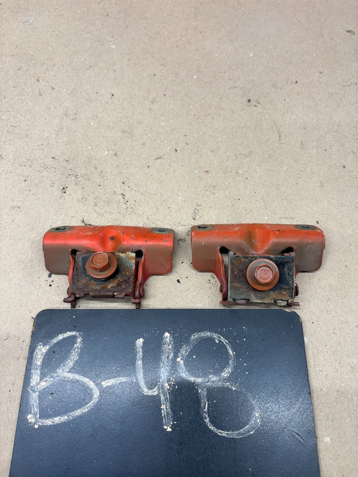 1979-1993 FORD MUSTANG MERCURY CAPRI HATCHBACK HATCH HINGES LINKAGE PAIR SET OEM - Image 1 of 4