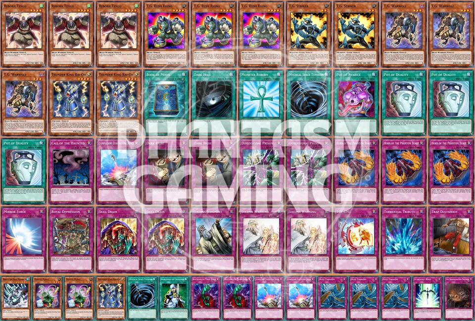 T.G Stun Deck Solemn Judgment Warning Thunder King Yugioh - Image 1 of 1