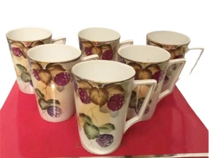 6 Nippon Hand Painted Tea Coffee Cups Mugs - Picture 1 of 10