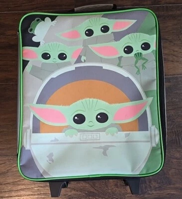 Maleta de mano Star Wars Mandalorian Baby Yoda Grogu de 14 pulgadas para niños Foto 1 de 4