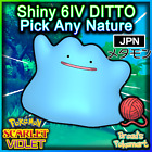 Shiny Ditto 6Iv All 31?Japanese Masuda?Pokemon Scarlet & Violet?Pick Any Nature
