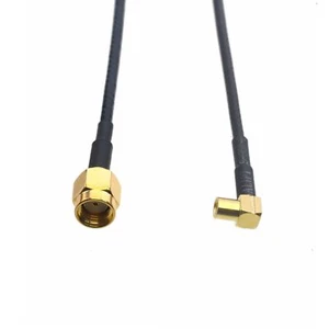 RF Cable MCX Female elbow to RP-SMA Male RG316 6"~10FT DVB TV radio GPS antenna - Picture 1 of 4