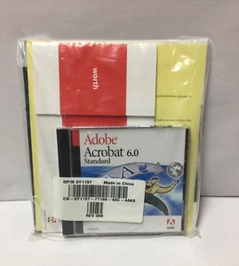 Acrobat Version 6.0 Standard Sealed Windows w/ Manual NIP! New! Sealed! 2003 - Picture 1 of 5