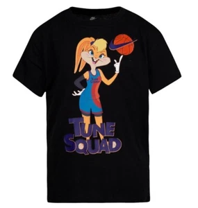 Nike Girl’s Space Jam BF Tee Size 6X Black New - Picture 1 of 2