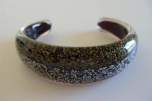 Murano Glass Bangle Orig. Ladies Wrist Jewellery Unique Handmade Armband - Picture 1 of 6