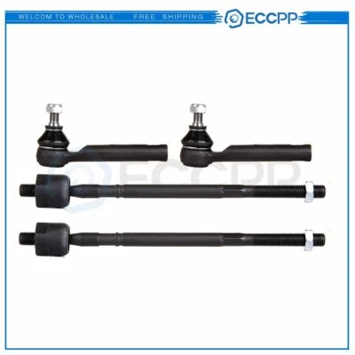 4Pcs Inner & Outer Tie Rod Ends Part For 1998-2006 Subaru Legacy Outback Legacy - Image 1 of 4