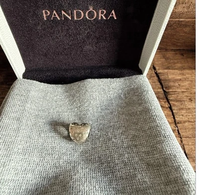 Pandora Charm Anhänger 925 Silber, Funkelndes Herz - Bild 1 von 2