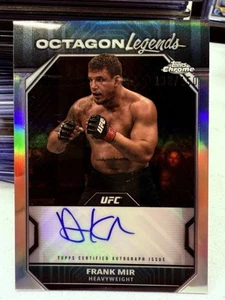 FRANK MIR 2024 TOPPS CHROME UFC OCTAGON LEGENDS AUTO #103/150 - Picture 1 of 3