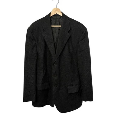 Polo Ralph Lauren Blazer Mens 48R Wool Cashmere Charcoal Gray Italy Sport Coat  - Image 1 of 4