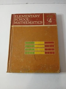 Vintage Elementary School Mathematics Book 4 1964 Addison Wesley Publishing MCM - Picture 1 of 7