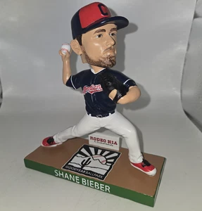 Cleveland Indians Shane Bieber Bobblehead 2020 "Spring Training Exclusive" SGA - Picture 1 of 8