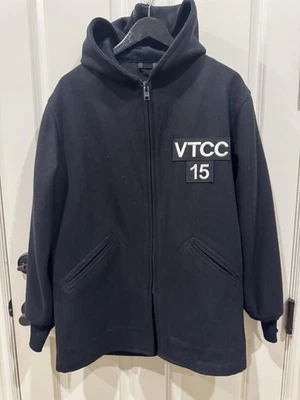 VTCC Black VT Virginia Tech  Cadet Wool Jacket Size Small RARE VINTAGE Neptune - Image 1 of 4