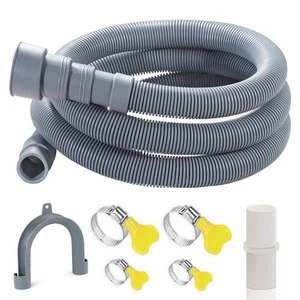 Washer Drain Hose 20 Feet Flexible Washing Machine Drain Hose Universal Dishwas - Picture 1 of 8