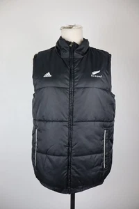 ADIDAS STEPPJACKE ÄRMELLOS WESTE DAMEN GR 42 WOMAN JACKET ALL BLACKS - Bild 1 von 10