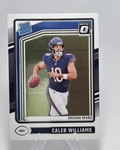 Panini Donruss Optic Rated Rookie Caleb Williams #201 Base (RC) 2024 Bears QB - Imagen 1 de 2
