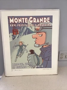 Starbucks & Garry Trudeau Doonesberry "Monte Grande" Limited Signed 208/1500 - Bild 1 von 5