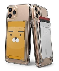 Slot Card Holder for Phone Case, Business Card Holder for Adhesive Clear Mist - Picture 1 of 7