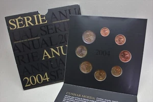 PORTUGAL 2004 Annual Series Complete BU SET Blister with 8 EURO COINS - Picture 1 of 6