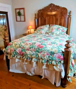 Sanderson Chintz Floral Vtg 1992 Comforter 6 Piece Set Cottage/English Country - Picture 1 of 24