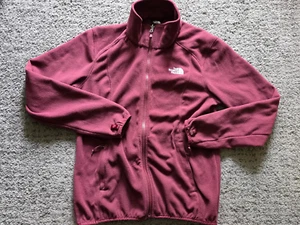 The North Face Damen Fleecejacke Gr. M Weinrot Bordeaux Jacke Fleece Gebraucht - Bild 1 von 6