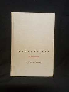1960 Probability, An Introduction by Samuel Goldberg, HC no DJ - Picture 1 of 7