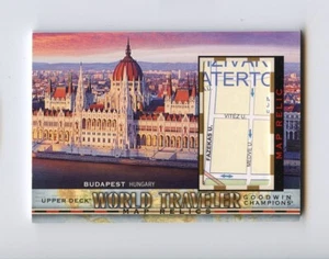 2019 UPPER DECK GOODWIN WORLD TRAVELER MAP #WT-194 BUDAPEST HUNGARY *69682 - Picture 1 of 1
