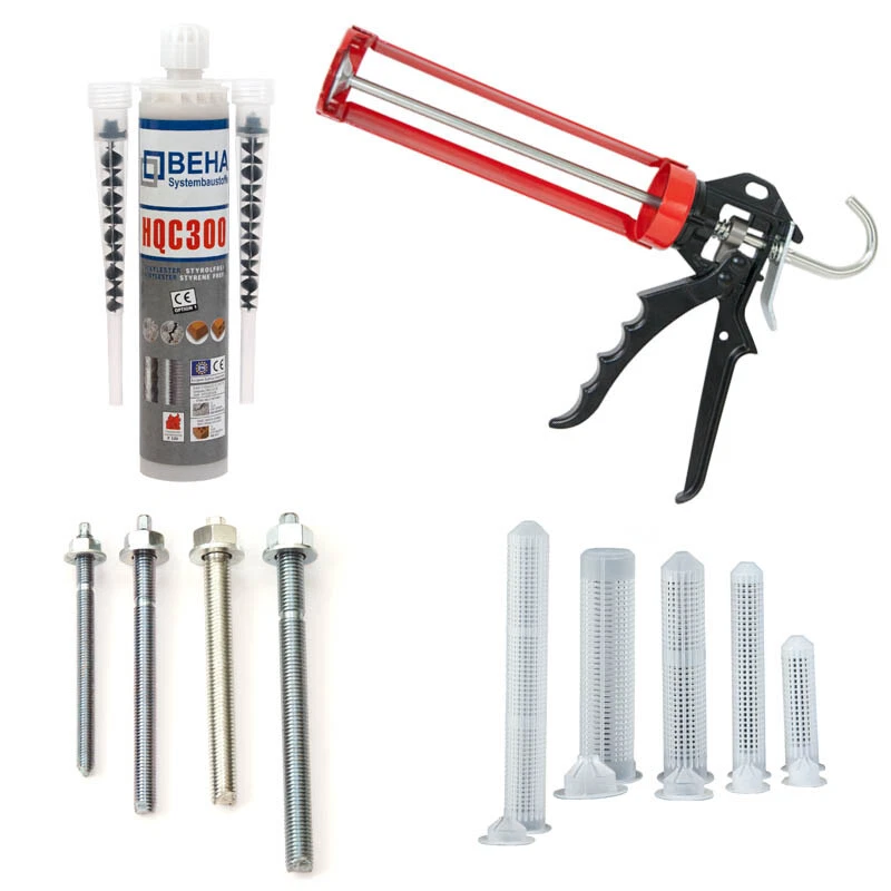 Kartuschenpresse Ankerstangen Siebhülsen Klebemörtel Verbundmörtel (25€/L) - Bild 1 von 1
