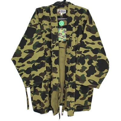 A Bathing Ape BAPE Mens Medium 1st Camo Kimono Shirt NEW RARE R1657 - Image 1 of 4
