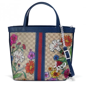 NWT Brighton FIELD of LOVE Soft Leather Floral Shoulder Bag SMALL Tote MSRP $335 - Picture 1 of 3