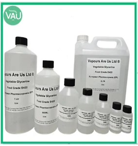 30,50,100,200,500ml & 1ltr 5ltr 20ltr Vegetable Glycerine - Picture 1 of 1