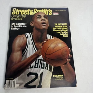 Street & Smith's Basketball Issue 1990-91 Steve Smith Cover - Bild 1 von 12