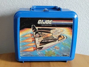 VTG 1989 GI JOE Tiger Force Blue Plastic Lunchbox • NO THERMOS Aladdin - Picture 1 of 9