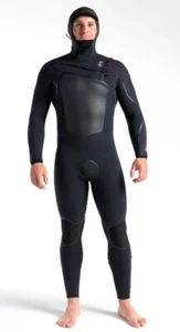 Traje de neopreno C-Skins con cable + 6:5 LQS traje de neopreno vapor con capucha talla LS NUEVO negro/carmesí - Imagen 1 de 2