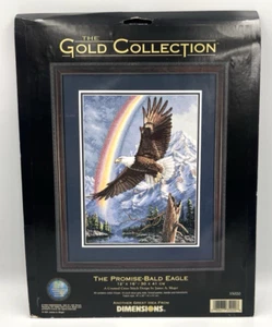 Kit Dimensions Gold Collection Punto de Cruz Contado La Promesa Águila Calva 35020 - Imagen 1 de 8