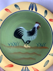 Style Eyes by baum brothers Chicken, Rooster 8" Plate - W1024 - Picture 1 of 4