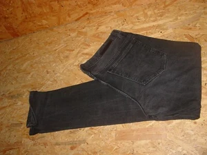 Herren Stretchjeans/Jeans v. H&M Gr.W32/L32 dunkelgrau used Knopfleiste Slim fit - Bild 1 von 2