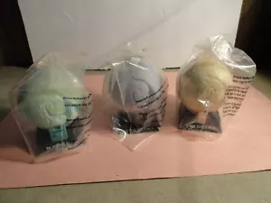 1999 LUCASFILM APPLAUSE TOY STAR WARS EPISODE 1 PIZZA HUT 3- PLANETS NEW IN BAG - Picture 1 of 10