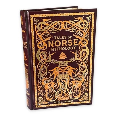TALES OF NORSE MYTHOLOGY by Helen Guerber Leather Bound Hardcover Gift Book - Image 1 of 4