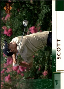 2002 Upper Deck Golf Card #27 Adam Scott