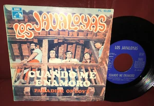 LOS JAVALOYAS Cuando Me Enamoro 1968 7 INCH SPAIN La Voz De Su Amo PL 63.204 POP - Picture 1 of 1