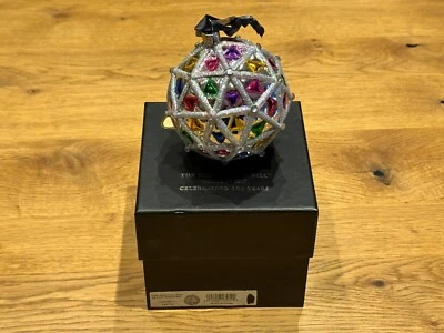 WATERFORD CRYSTAL 2011 TIMES SQUARE ' LET THERE BE LOVE " REPLICA BALL ORNAMENT - Image 1 of 4