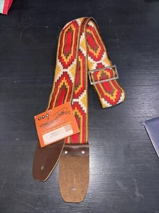 Henry Heller HVDX-01 Vintage Style Jacquard Guitar Strap, 53" Adjustable - Picture 1 of 6