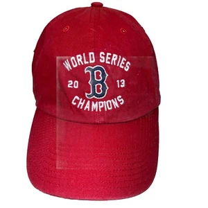 Boston Red Sox Script B Mütze Kappe marineblau auf rot Größe Medium nicht verstellbar 2013 Championship - Bild 1 von 10