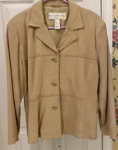 Vintage Doncaster Ladies Classic Suede Leather Jacket Size 16 - Picture 1 of 8