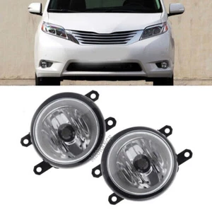 For Toyota Sienna 2011-2017 Halogen Front Fog Light Lamp W/ Bulbs Left+Right - Picture 1 of 12