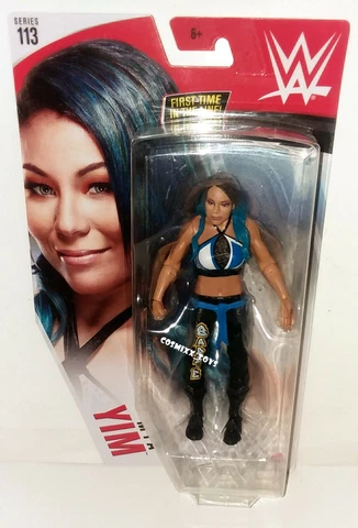 WWE WRESTLING BASIC SERIES SUPERSTAR WRESTLER MIA YIM ACTION FIGURE MATTEL Cover