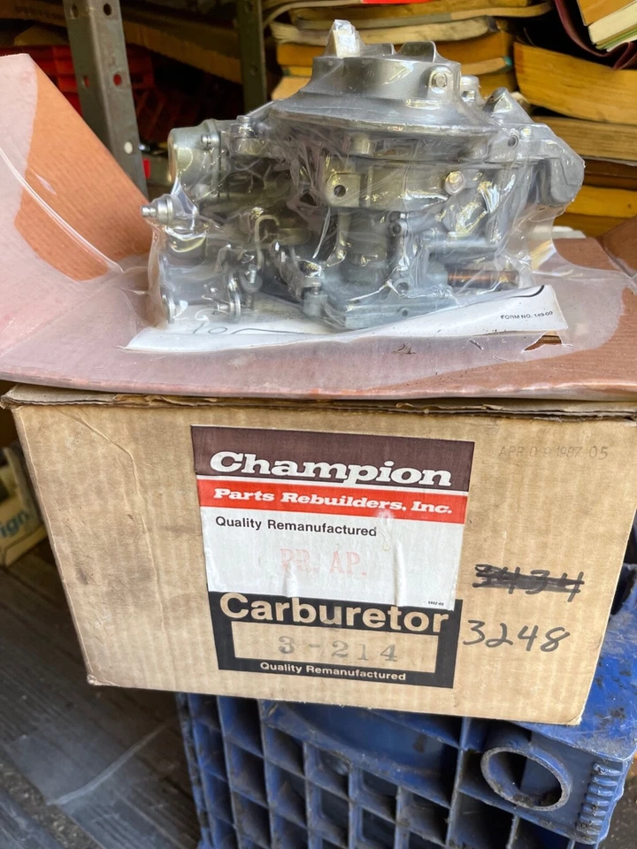 3-214 Holley 2bbl  carb carburetor  Keller  1980 1981 chevrolet 4 cylinder - Image 1 of 1
