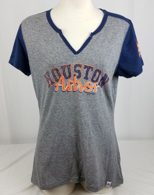 Camiseta de béisbol réplica para mujer MLB Houston Astros.