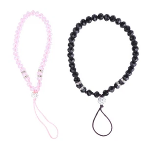 2 Pcs Charm Strap Mobile Straps Crystal -lost Keychain - Zdjęcie 1 z 12
